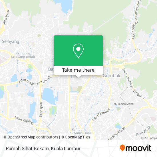 Rumah Sihat Bekam map