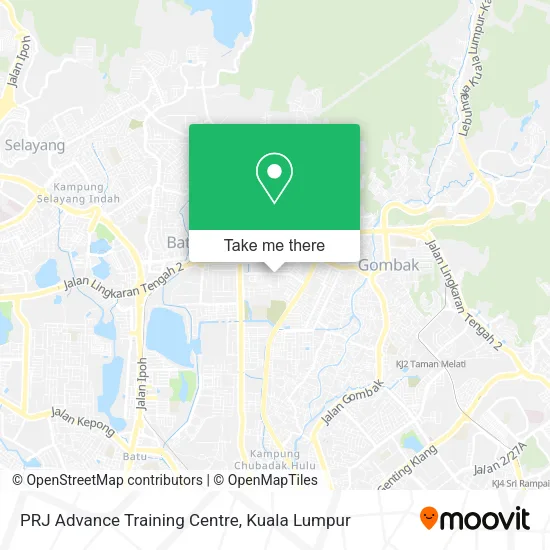 PRJ Advance Training Centre map