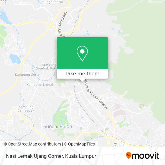 Nasi Lemak Ujang Corner map
