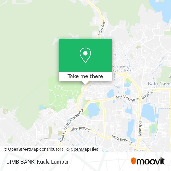 CIMB BANK map