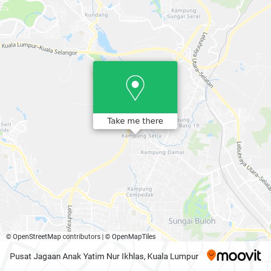 Pusat Jagaan Anak Yatim Nur Ikhlas map