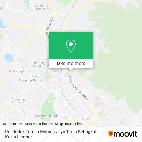Penduduk Taman Matang Jaya Teres Setingkat map