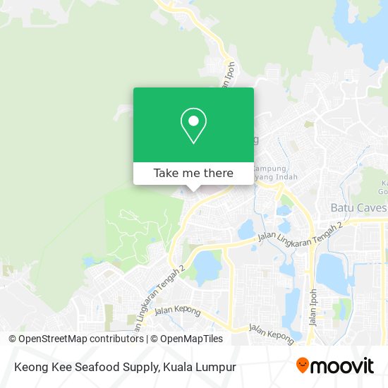 Peta Keong Kee Seafood Supply