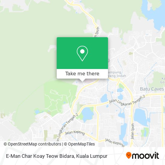 E-Man Char Koay Teow Bidara map