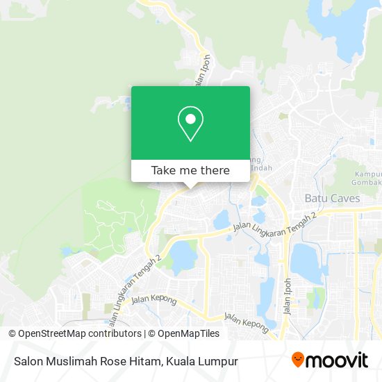 Peta Salon Muslimah Rose Hitam