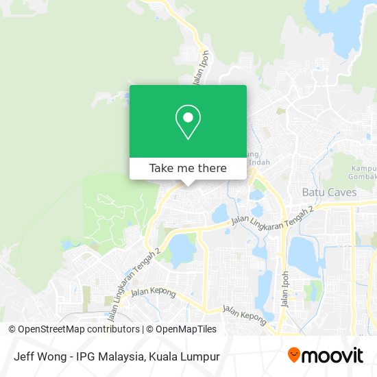 Peta Jeff Wong - IPG Malaysia