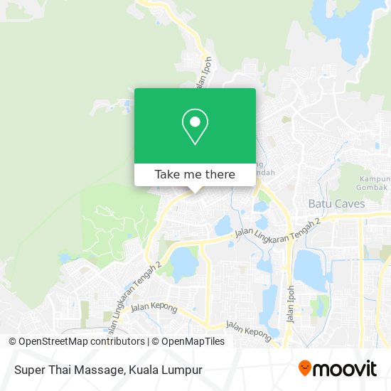 Super Thai Massage map