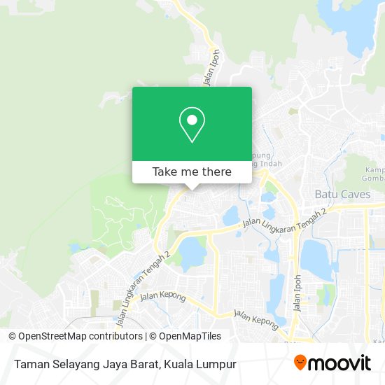 Peta Taman Selayang Jaya Barat
