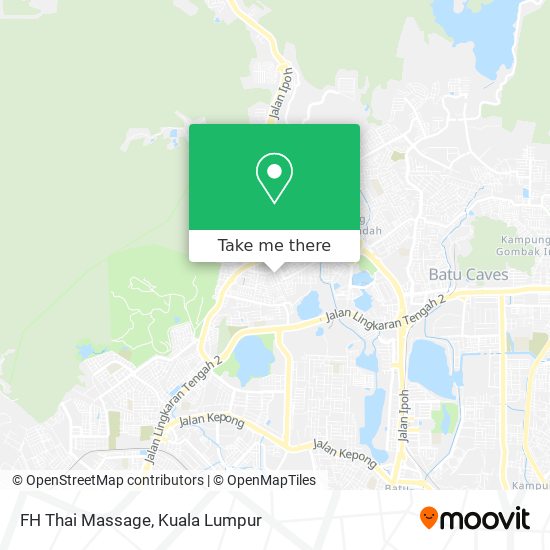 FH Thai Massage map
