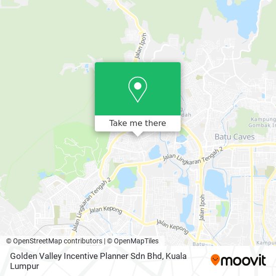 Peta Golden Valley Incentive Planner Sdn Bhd