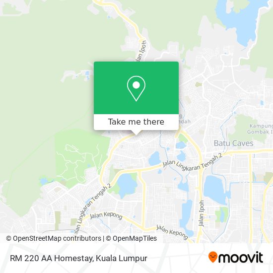 RM 220 AA Homestay map