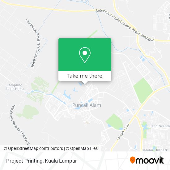 Project Printing map