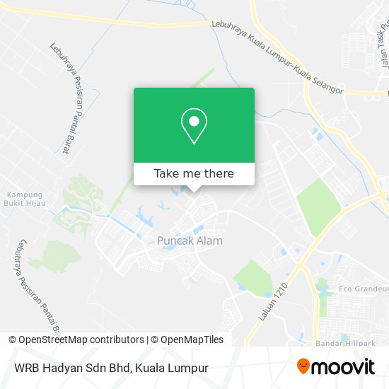 WRB Hadyan Sdn Bhd map