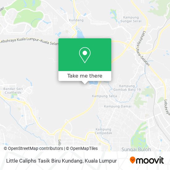 Little Caliphs Tasik Biru Kundang map