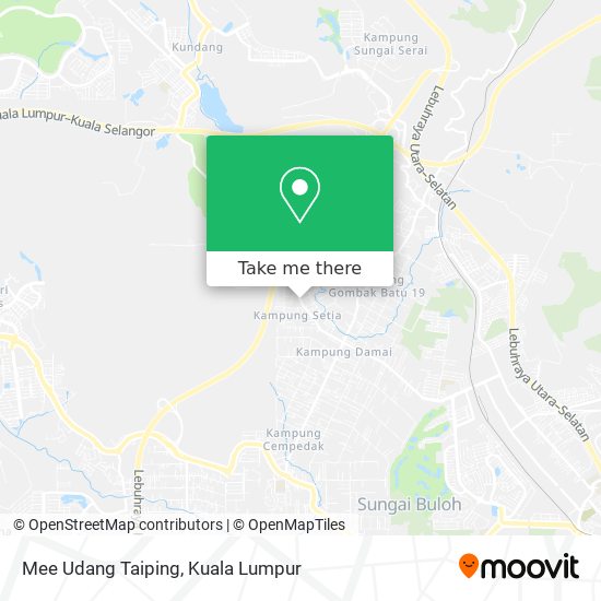 Mee Udang Taiping map