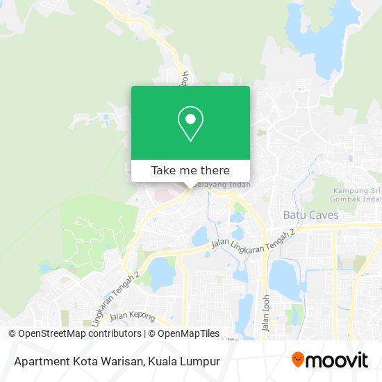 Apartment Kota Warisan map