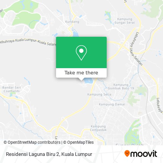 Residensi Laguna Biru 2 map