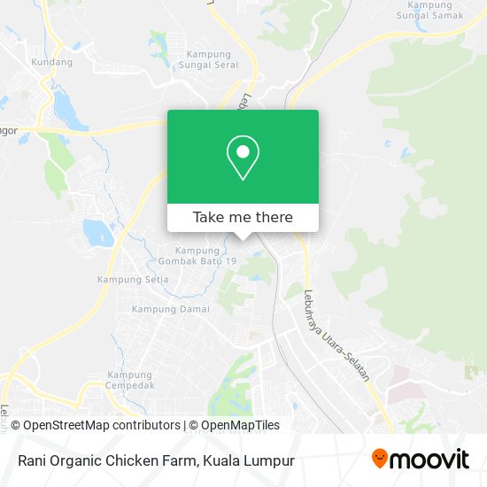 Rani Organic Chicken Farm map