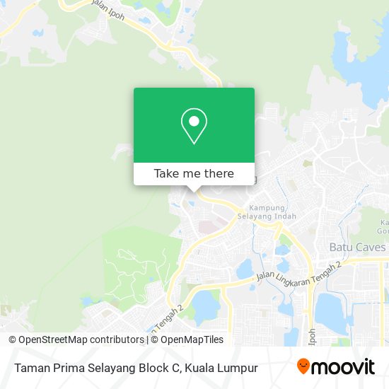 Peta Taman Prima Selayang Block C