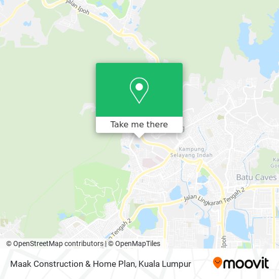 Maak Construction & Home Plan map