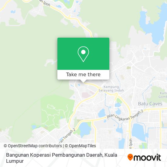 Peta Bangunan Koperasi Pembangunan Daerah