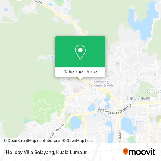 Peta Holiday Villa Selayang