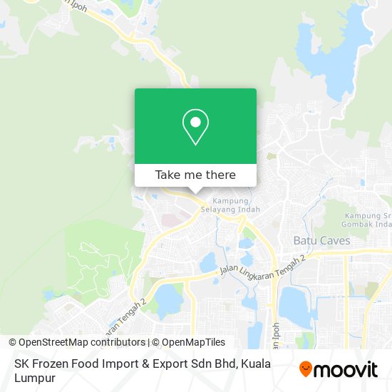 SK Frozen Food Import & Export Sdn Bhd map