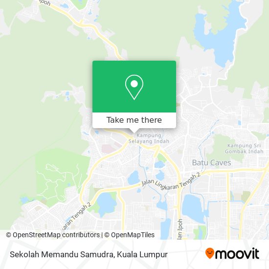 Sekolah Memandu Samudra map