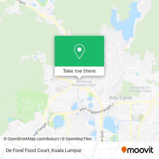 De Fond Food Court map