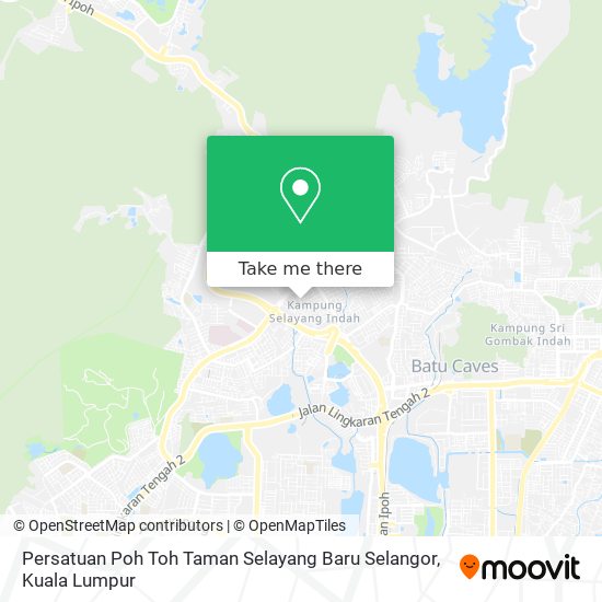 Peta Persatuan Poh Toh Taman Selayang Baru Selangor