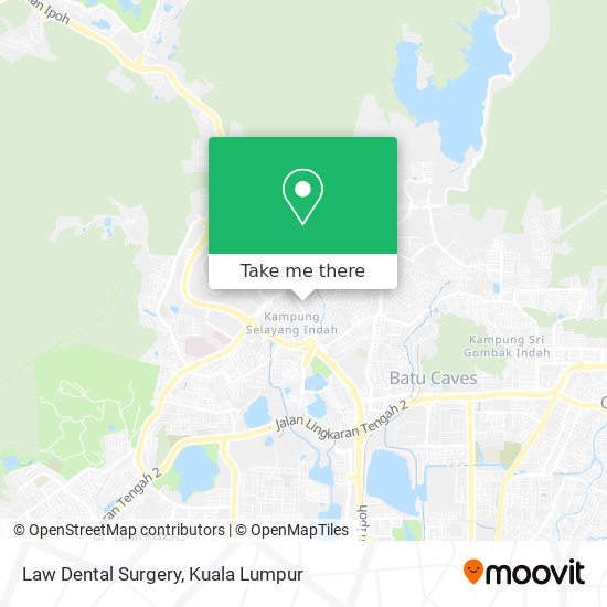 Law Dental Surgery map