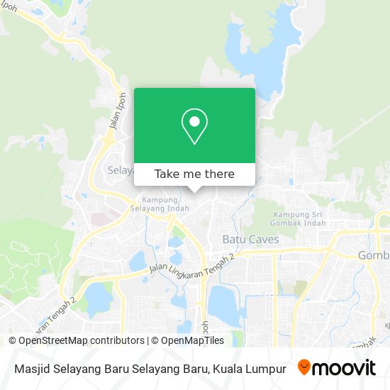 Peta Masjid Selayang Baru Selayang Baru