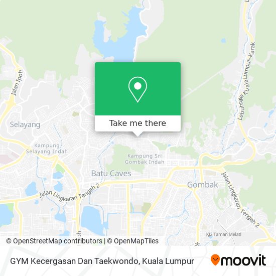 Peta GYM Kecergasan Dan Taekwondo