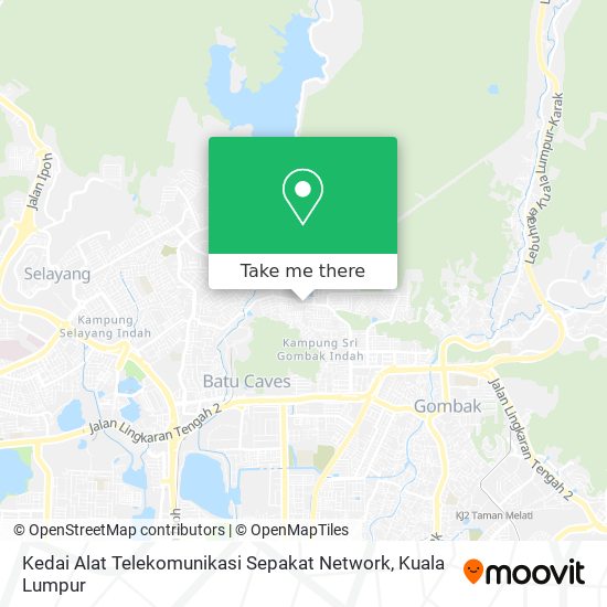 Peta Kedai Alat Telekomunikasi Sepakat Network