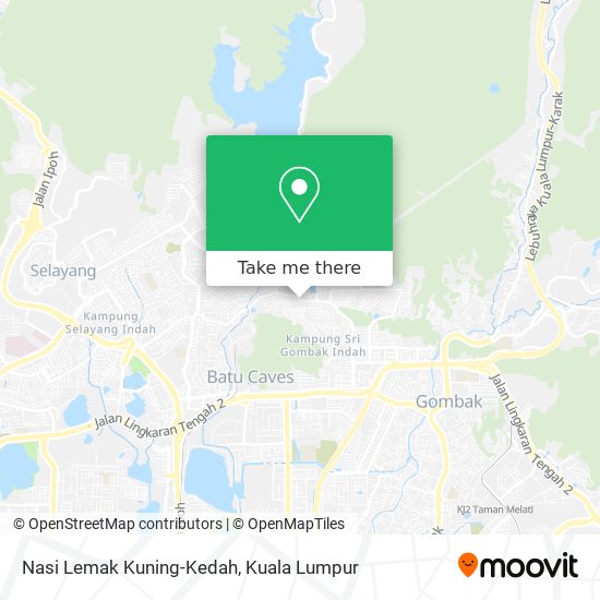 Nasi Lemak Kuning-Kedah map