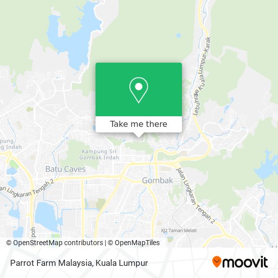 Peta Parrot Farm Malaysia