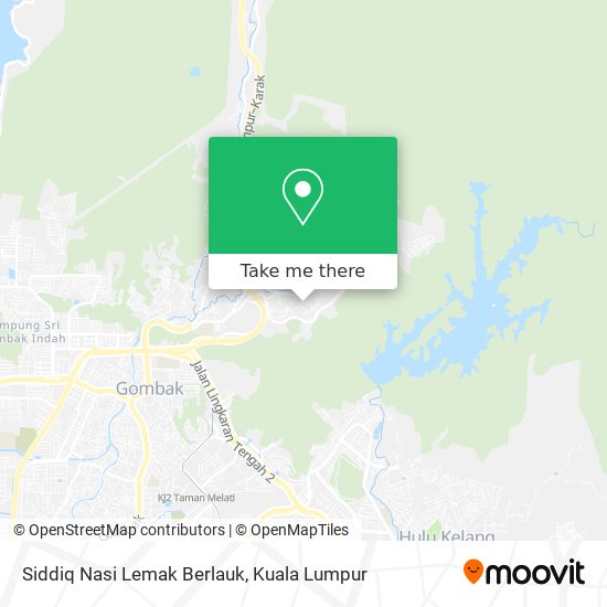 Siddiq Nasi Lemak Berlauk map