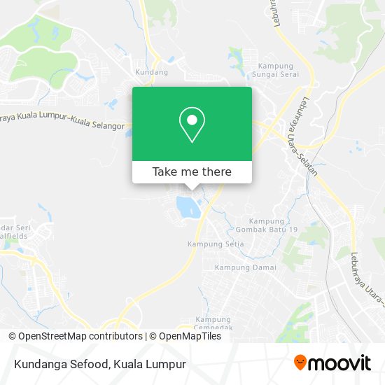 Kundanga Sefood map