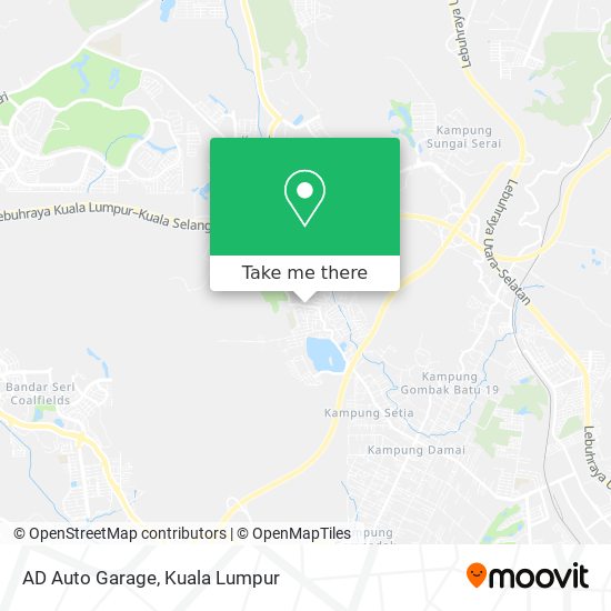 AD Auto Garage map