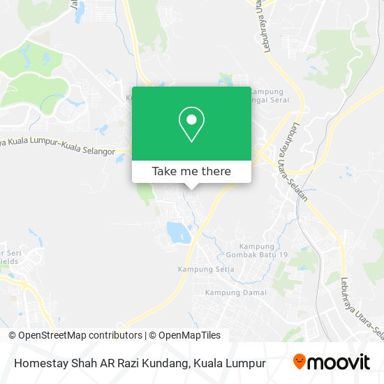 Homestay Shah AR Razi Kundang map