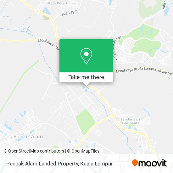 Puncak Alam Landed Property map