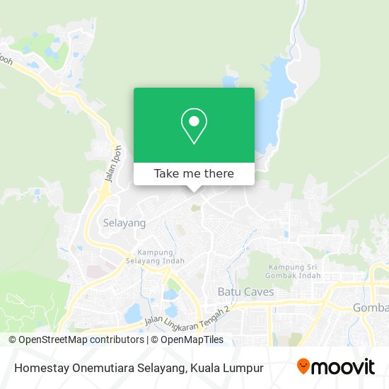 Peta Homestay Onemutiara Selayang