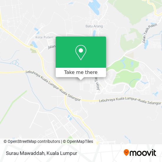 Surau Mawaddah map