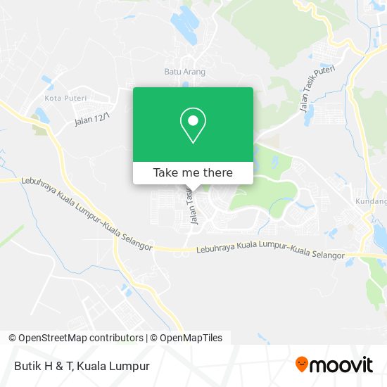 Peta Butik H & T