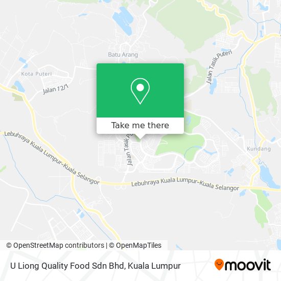 Peta U Liong Quality Food Sdn Bhd