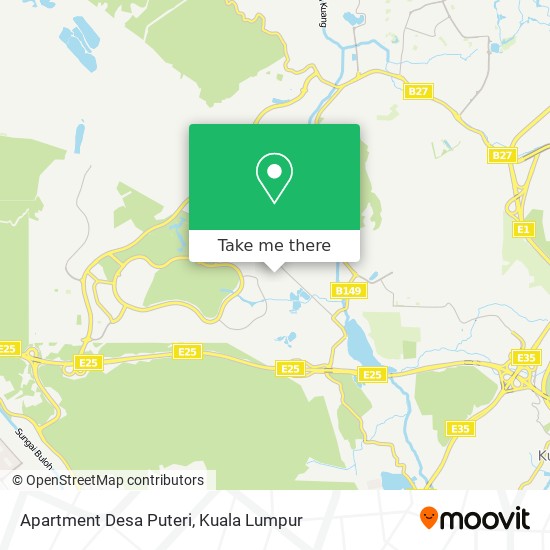 Apartment Desa Puteri map