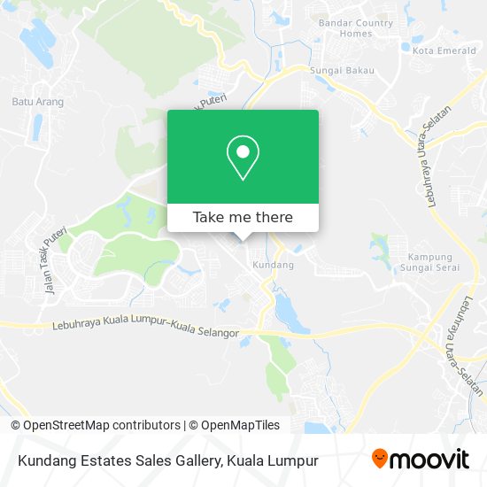 Kundang Estates Sales Gallery map