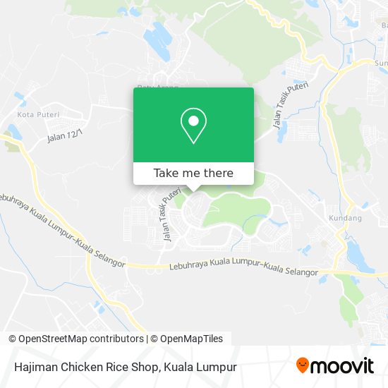 Peta Hajiman Chicken Rice Shop