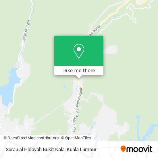 Surau al Hidayah Bukit Kala map