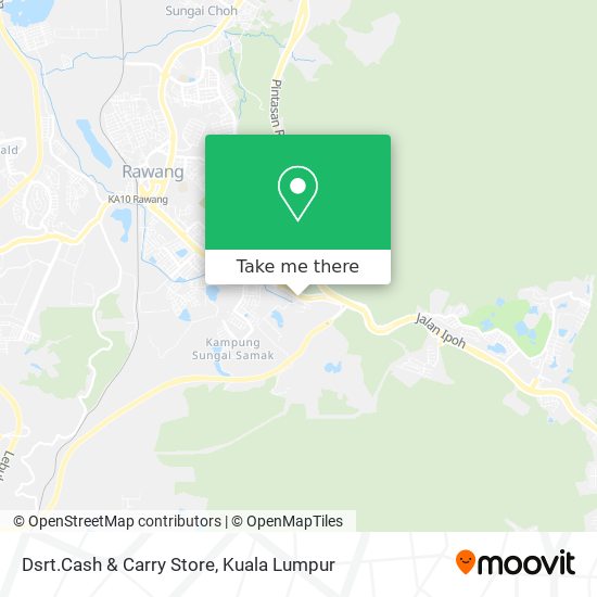 Dsrt.Cash & Carry Store map